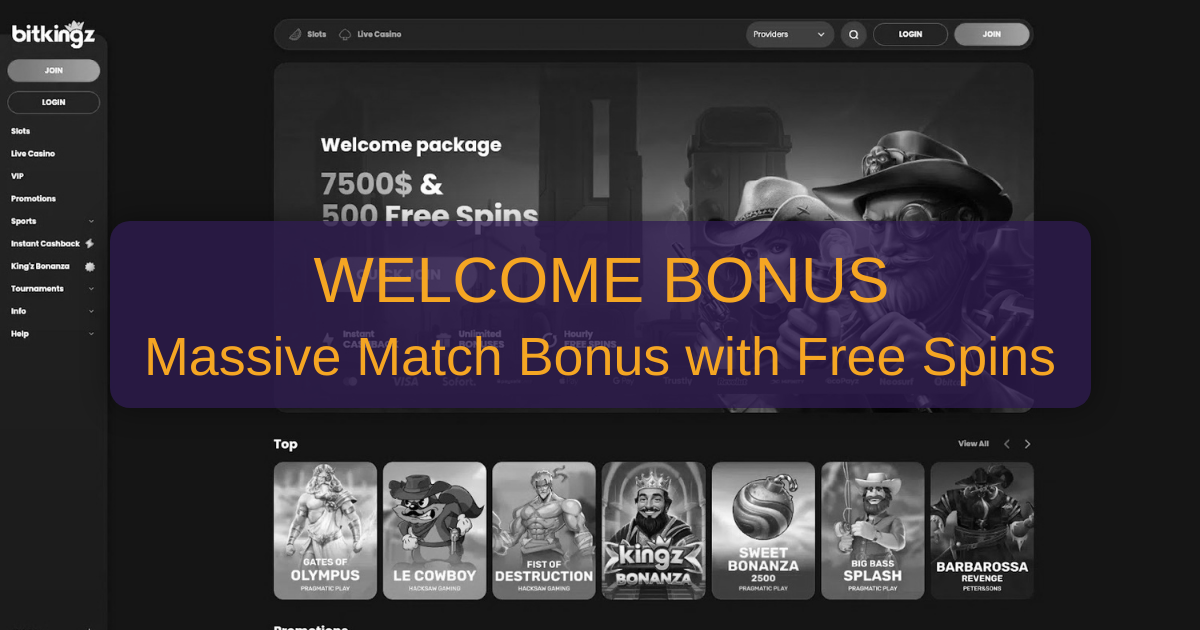 BitKingz Casino - Online Casino for Canadian Players